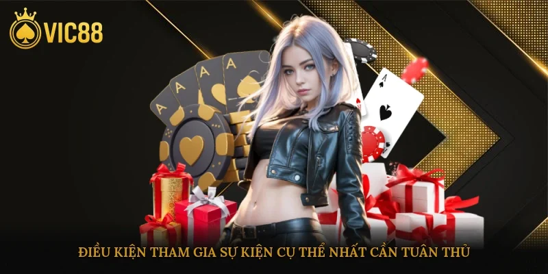 Điều kiện tham gia sự kiện cụ thể nhất cần tuân thủ