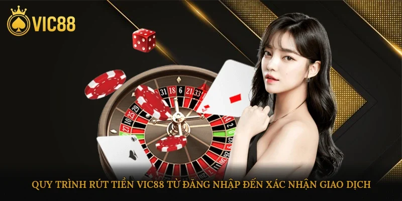 Quy trình rút tiền vic88 từ đăng nhập đến xác nhận giao dịch
